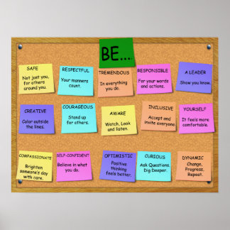 POSITIEF DENKEN - 15 punten Poster