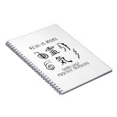Positief denken aan Reiki | Spiritualiteitsgeschen Notitieboek (Rechterzijde)