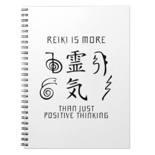 Positief denken aan Reiki   Spiritualiteitsgeschen Notitieboek