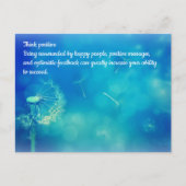 Positief denken briefkaart (Voorkant)