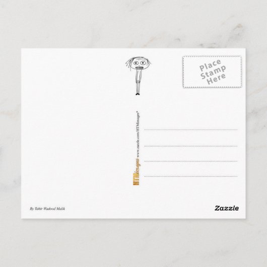 Positief denken briefkaart (Achterkant)