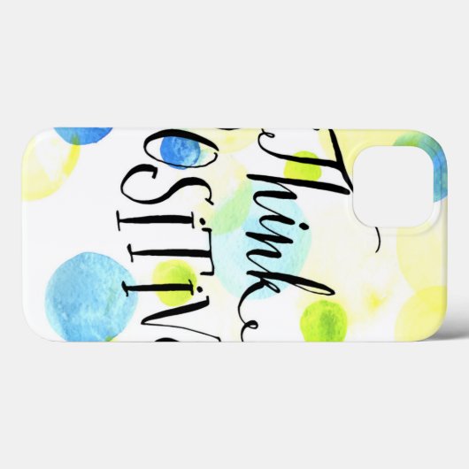 Positief denken Case-Mate iPhone case (Achterkant (horizontaal))