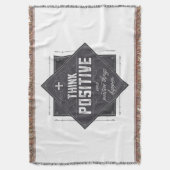 Positief denken deken (Voorkant Verticaal)