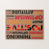 Positief denken en houding legpuzzel (Horizontaal)