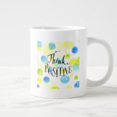 Positief denken grote koffiekop (Rechts)