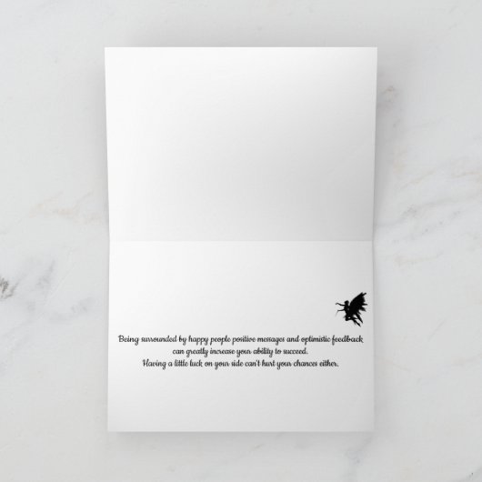 Positief denken kaart (Binnen)