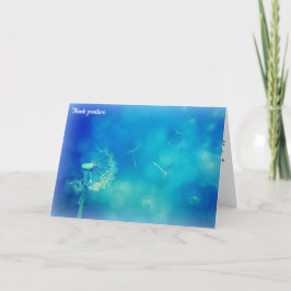 Positief denken kaart