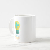 Positief denken koffiemok (Voorkant links)