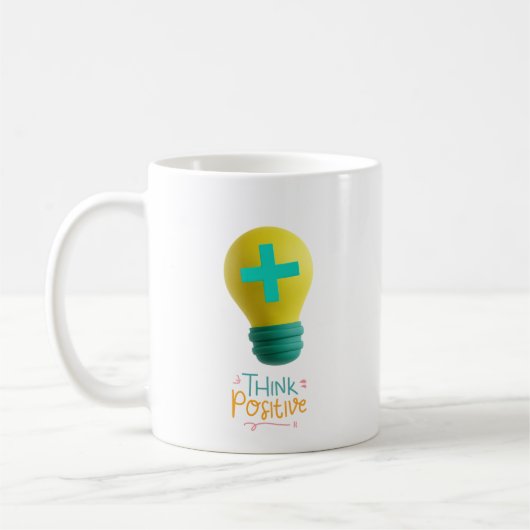 Positief denken koffiemok (Links)