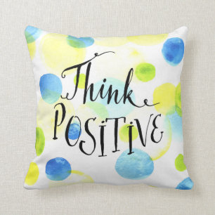 Positief denken kussen