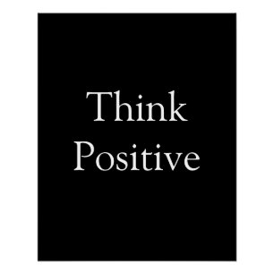positief denken motivatie bedrijf voeg naam tekst perfect poster