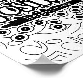 Positief denken - Pagina kleuren Poster (Hoek)