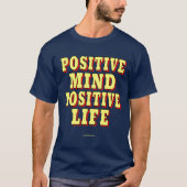 🌟 POSITIEF DENKEN, POSITIEF LEVEN T-SHIRT (Voorkant)