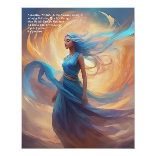 Positief denken - Positief zijn Perfect Poster (Voorkant)