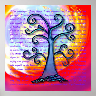 Positief denken poster