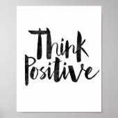 Positief denken poster (Voorkant)