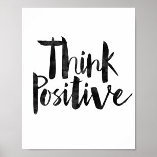 Positief denken poster