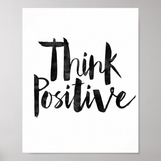 Positief denken poster (Voorkant)