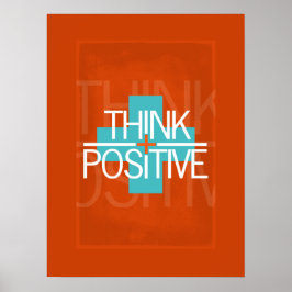 Positief denken poster