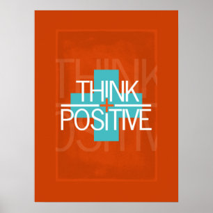 Positief denken poster