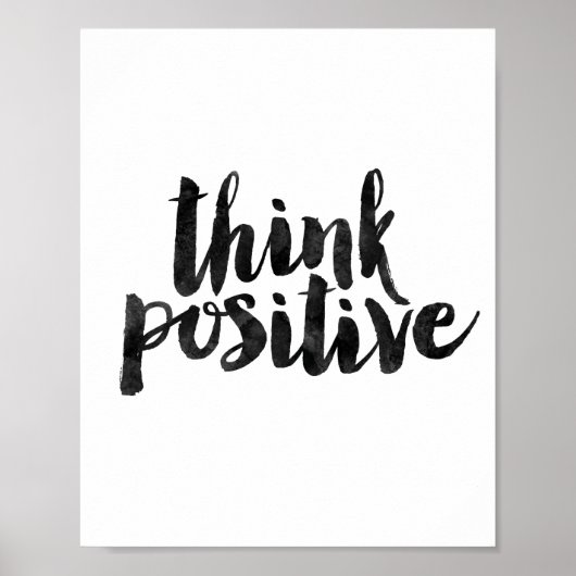 Positief denken poster (Voorkant)