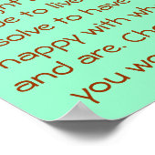 Positief denken poster (Hoek)