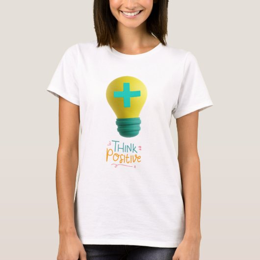 Positief denken t-shirt (Voorkant)