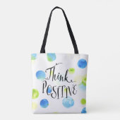 Positief denken tote bag (Achterkant)