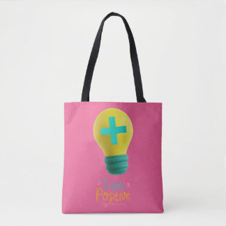 Positief denken tote bag