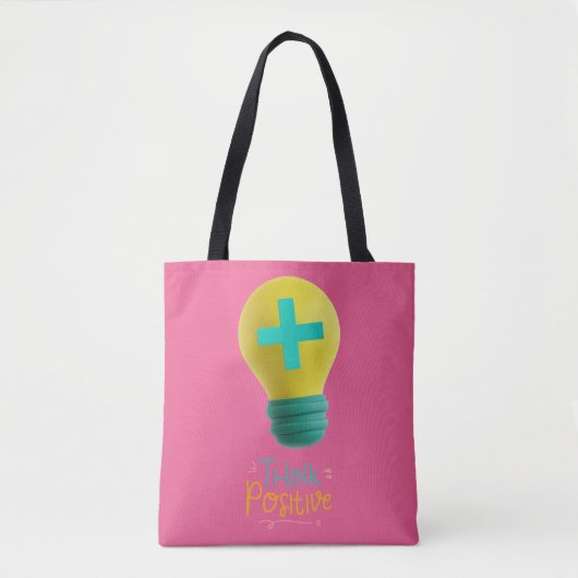 Positief denken tote bag (Voorkant)