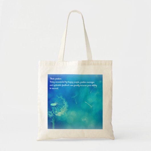 Positief denken tote bag (Voorkant)