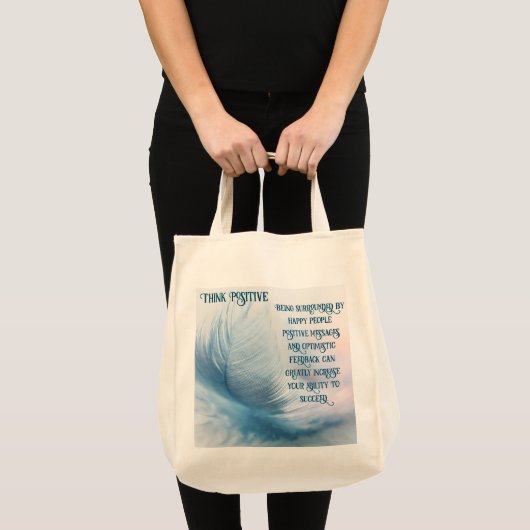 Positief denken tote bag (Voorkant (product))