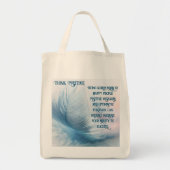 Positief denken tote bag (Voorkant)