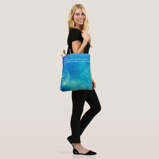 Positief denken tote bag (Op model)