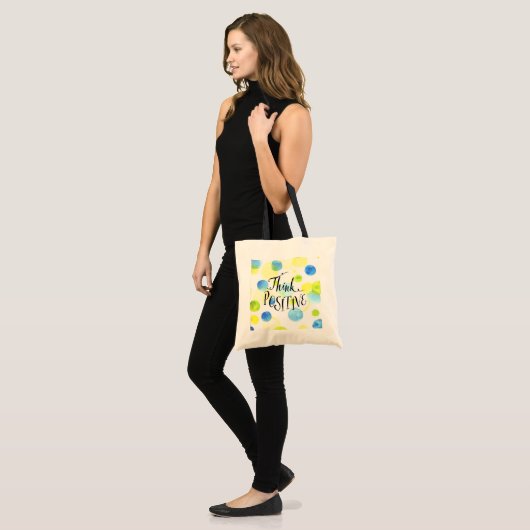 Positief denken tote bag (Voorkant (model))