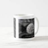Positief denkend Gezegde met Dandelion Koffiemok (Voorkant rechts)