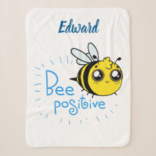 Positief denkende bijen positieve stolling sherpa deken