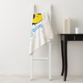 Positief denkende bijen positieve stolling sherpa deken (In situ)