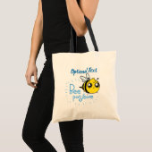 Positief denkende bijen positieve stolling tote bag (Voorkant (product))