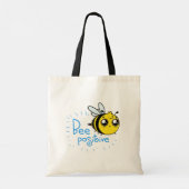 Positief denkende bijen positieve stolling tote bag (Achterkant)