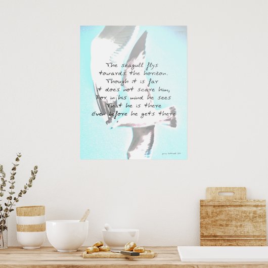 Positief denkende Poster (Keuken)