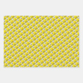 Positief geel inpakpapier vel (Voorkant 3)