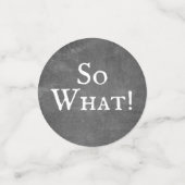 Positief Geel Rose Krijtbord 60e Verjaardag Confetti (Kleine voorkant)