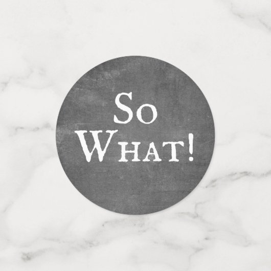 Positief Geel Rose Krijtbord 60e Verjaardag Confetti (Kleine voorkant)