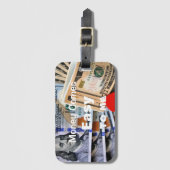 Positief geld bagagelabel (Voorkant (verticaal))