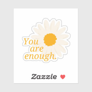 Positief genoeg - Inspirerend offertes Sticker