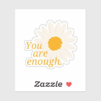 Positief genoeg - Inspirerend offertes Sticker