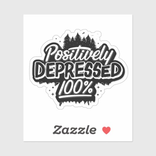 Positief geperste vinylsticker sticker (Vel)