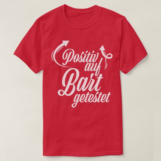 Positief getest op slijtvastig ontwerp t-shirt (Design voorkant)