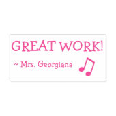 Positief "GEWELDIG WERK!" Het merken Rubberzegel Zelfinktende Stempel (Design)